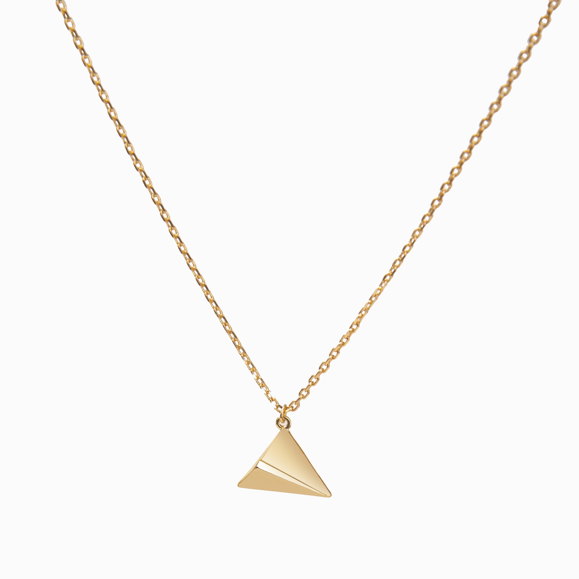 Copper Airplane Boat Multilayer Creative Fashion Necklace