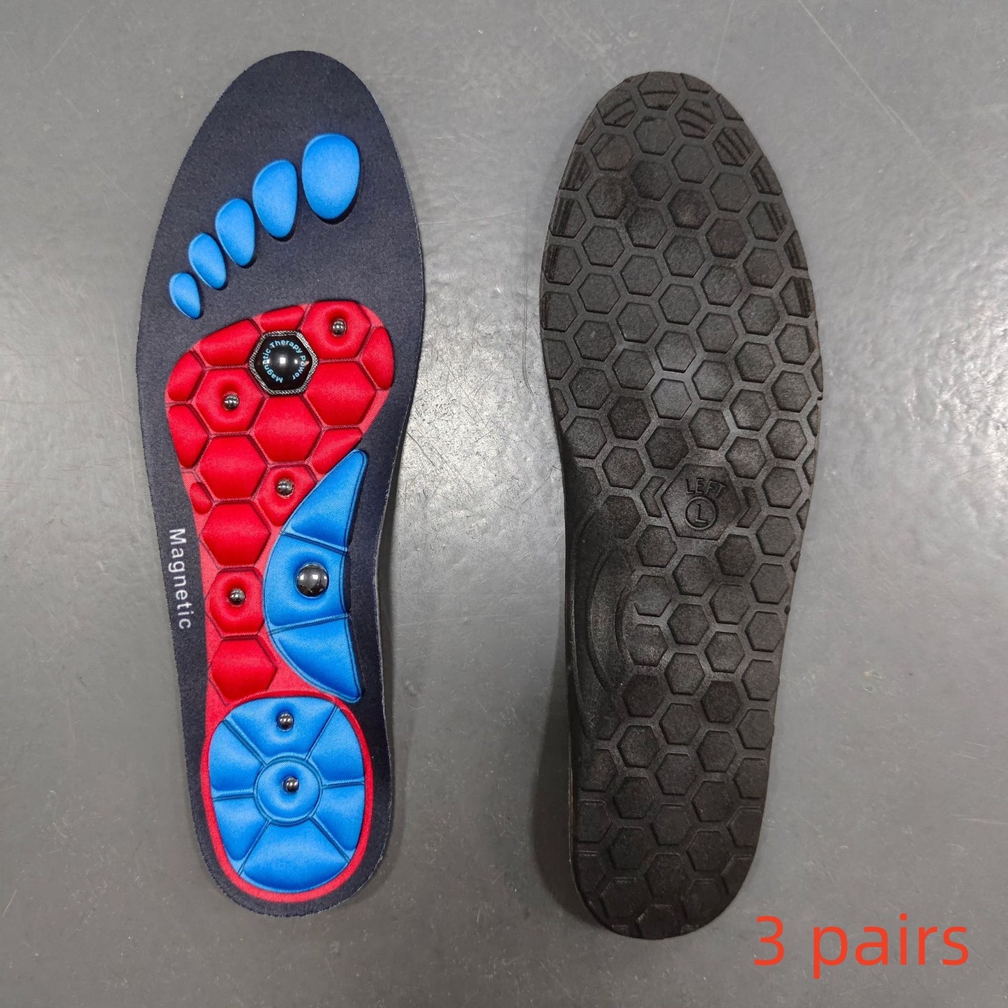 Shoe Pads
Medical Magnetic Insole Therapy Sports Insoles Orthopedic Insoles Massage Foot Weight Loss Slimming Acupressure Anti-fatigue Health Care Shoe Pads