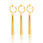 Japan Anime One Piece Roronoa Zoro Sticks Pendant Earrings