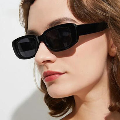 Square Sunglasses Woman Fashion 2022 Vintage Black Shades Sun Glasses