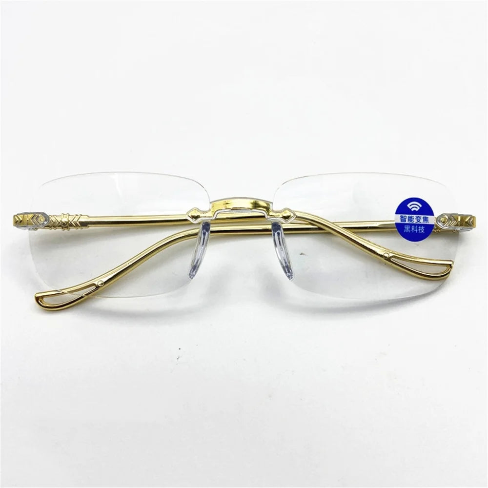 High-grade Presbyopes Anti-blue Light HD Presbyopia Glasses Frameless