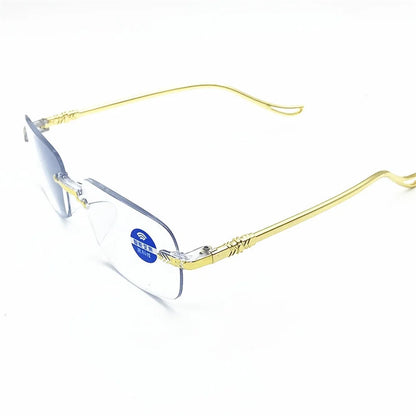 High-grade Presbyopes Anti-blue Light HD Presbyopia Glasses Frameless