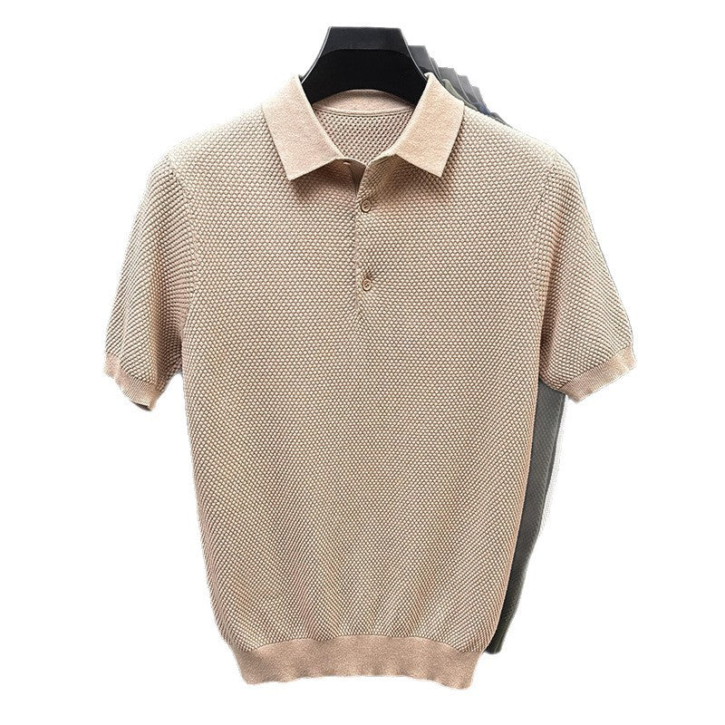 Loose Cotton Sweater Short Sleeve