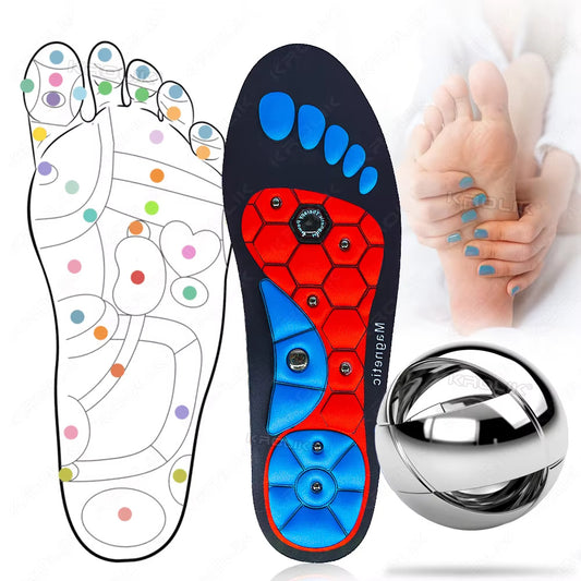 Shoe Pads
Medical Magnetic Insole Therapy Sports Insoles Orthopedic Insoles Massage Foot Weight Loss Slimming Acupressure Anti-fatigue Health Care Shoe Pads