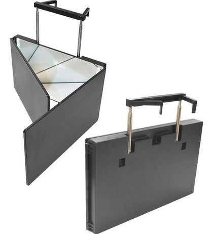 Self-haircutting Retractable Adjustable Makeup Mirror Hanging Three-folding Mirror