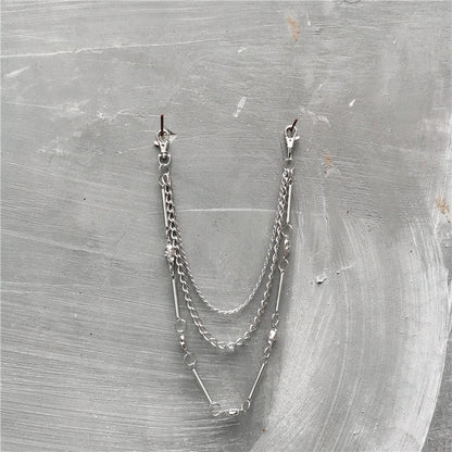 Punk Metal Jeans Chain Skull