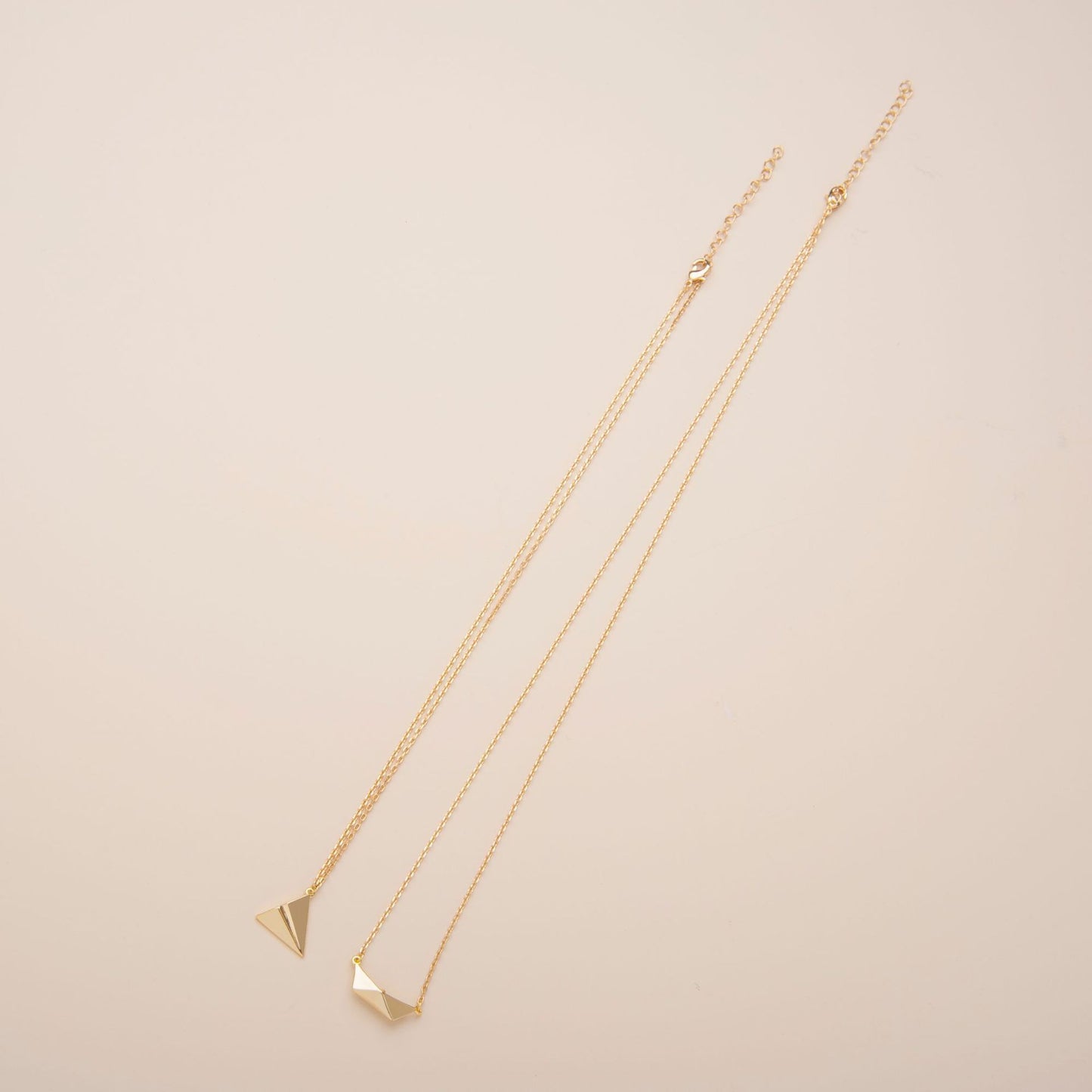 Copper Airplane Boat Multilayer Creative Fashion Necklace