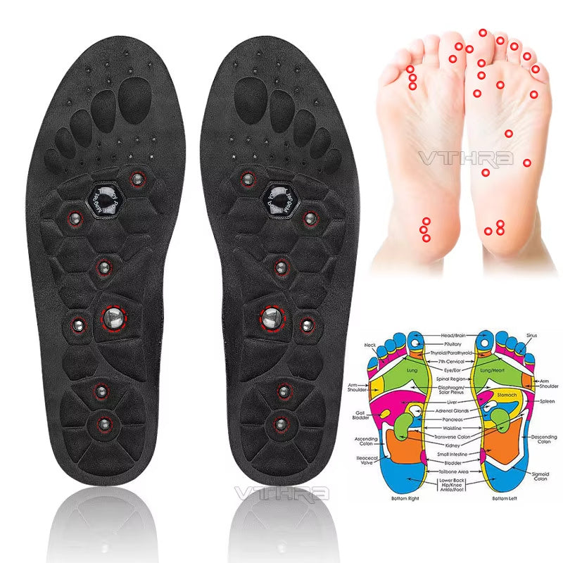Shoe Pads
Medical Magnetic Insole Therapy Sports Insoles Orthopedic Insoles Massage Foot Weight Loss Slimming Acupressure Anti-fatigue Health Care Shoe Pads